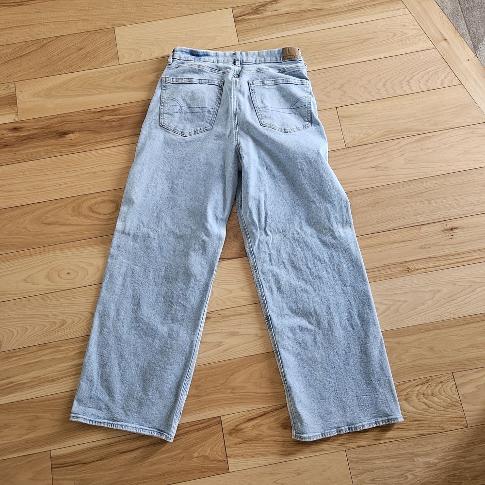 American Egle Strigid Curvy Super High-Waisted Baggy Straight Jean - Picture 3 of 6